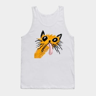 Cut Car Artwork Only For Cat Lovers Tank Top